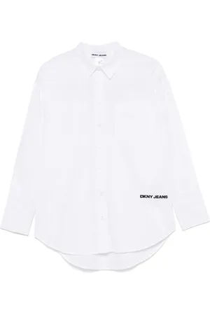 DKNY Skjorte med logoudsmykning