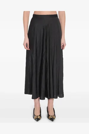 Balenciaga Asymmetrisk mellemlang nederdel