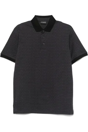 Emporio Armani Poloskjorte med jacquard-logo