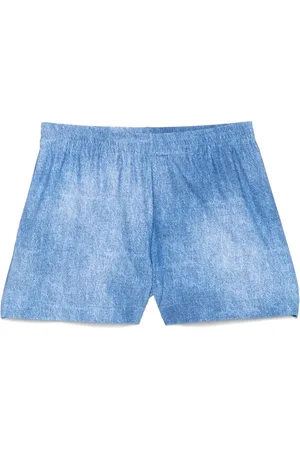 FISICO Shorts med denimtryk