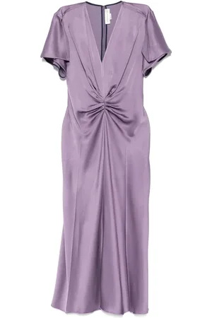 Victoria Beckham Lang kjole i satin