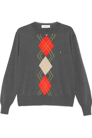 Vivienne Westwood Sweater med rund hals og argylemønster