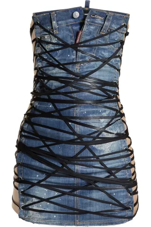 Dsquared2 Korsetkjole i denim