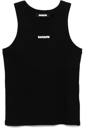 BARROW Cropped tanktop med logobånd