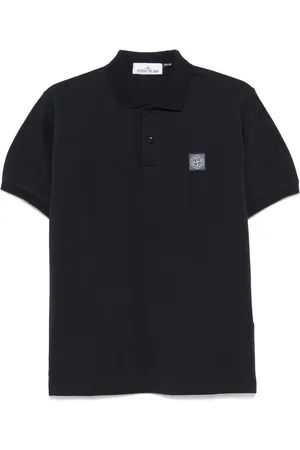 Stone Island Polo med kompasmotiv