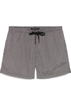 TAGLIATORE Badeshorts med geometrisk tryk