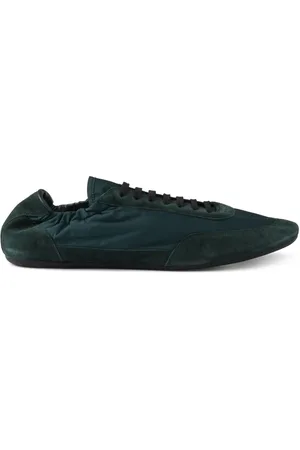 Prada Collapse Re-Nylon sneakers i ruskind