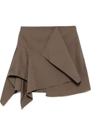 Low Classic Kort nederdel med draperet detalje