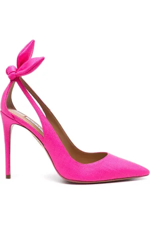Aquazzura 105 mm Bow Tie pumps med spids tå