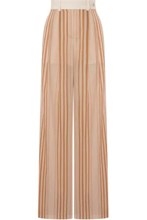 Alberta Ferretti Stribede palazzo-bukser