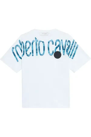 Roberto Cavalli T-shirt med logotryk