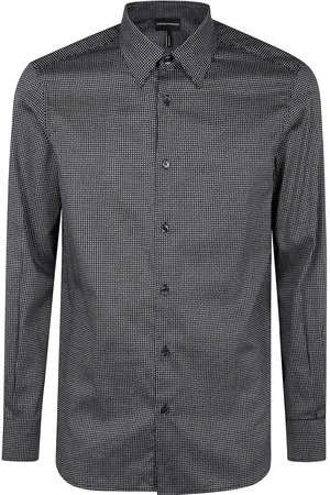 Emporio Armani Skjorte med geometrisk mønster