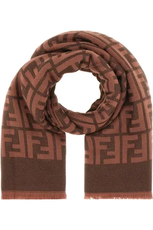 Fendi Tørklæde i jacquard med logo