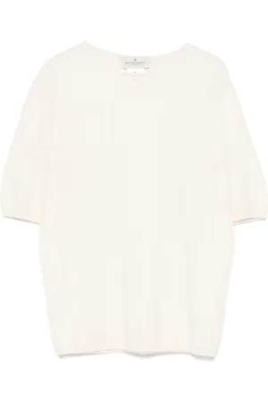 BRUNO MANETTI T-shirt i kashmir