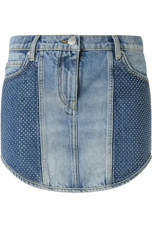 Pinko Denimskjorte med rhinstenudsmykning