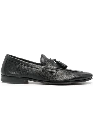 HENDERSON BARACCO Loafers i læder med kvastdetalje
