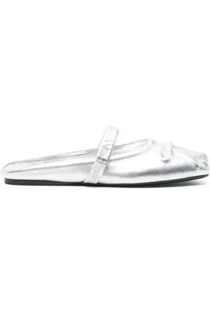 Marni Slippers med metallisk effekt