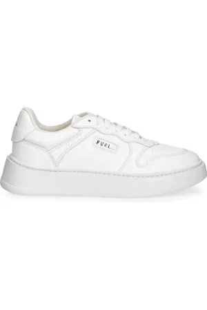 Furla Loafers i ruskind med logoapplikation