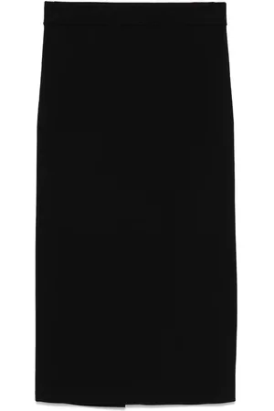 Max Mara Ribbet mellemlang nederdel