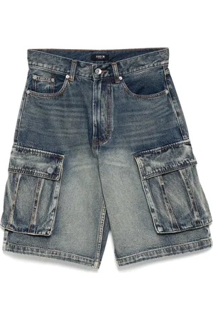 FIVE CM Cargo-denimshorts