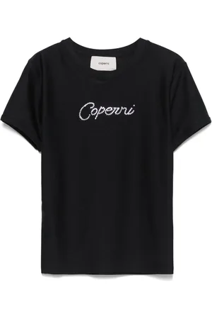 COPERNI T-shirt med krystaludsmykket logo