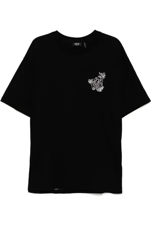 FIVE CM T-shirt med logobroderi