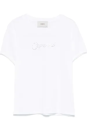COPERNI T-shirt med krystaludsmykket logo