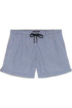 TAGLIATORE Badeshorts med geometrisk tryk