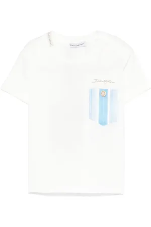Dolce & Gabbana T-shirt i jersey med lomme