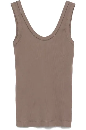 Brunello Cucinelli Ribbet tanktop