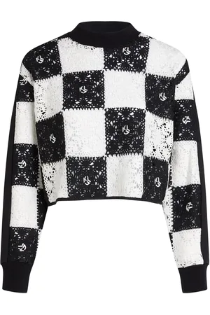 Karl Lagerfeld Hæklet cropped sweater