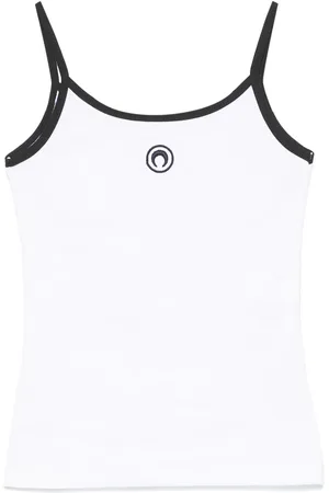 Marine Serre Ribbet tanktop med månelogo