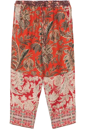 PIERRE-LOUIS MASCIA Cropped Aloe silkebukser