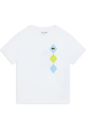 Lacoste T-shirt med argyledetalje