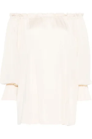 Alberta Ferretti Bluse med off-shoulder-snit
