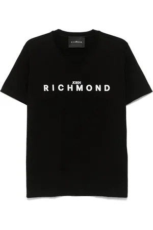 John Richmond T-shirt med logotryk