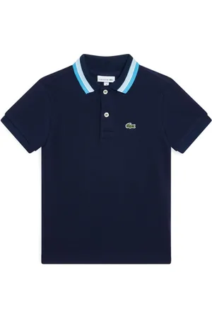 Lacoste Polo med stribet krave