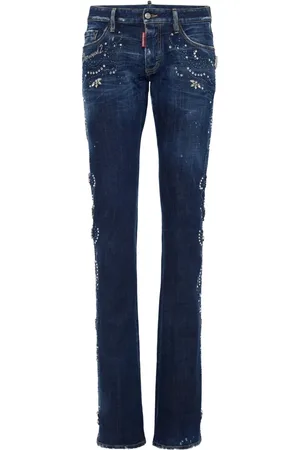 Dsquared2 Jeans med rhinsten-udsmykning