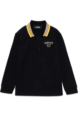 VERSACE Polo med broderet logo