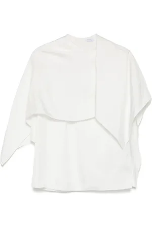 Salvatore Ferragamo Top med asymmetrisk design