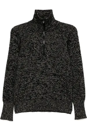 CHANEL Strikket sweater med lynlås fra 1990-00