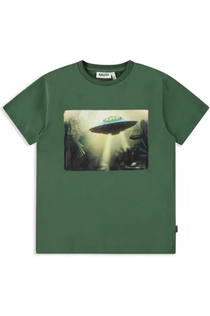 Molo T-shirt i økologisk bomuld med grafisk tryk