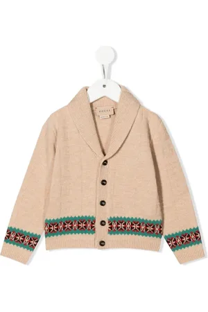 Gucci Cardigan i uld med firkantet G-tryk
