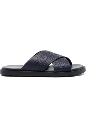 Salvatore Ferragamo Logo-prægede sandaler