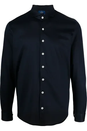 BARBA Skjorte i jersey med knapper