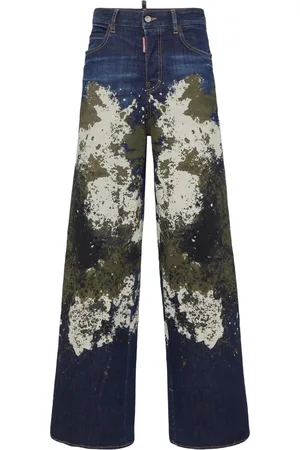 Dsquared2 Jeans i spray med malingtryk