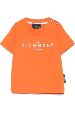 John Richmond T-shirt med logotryk