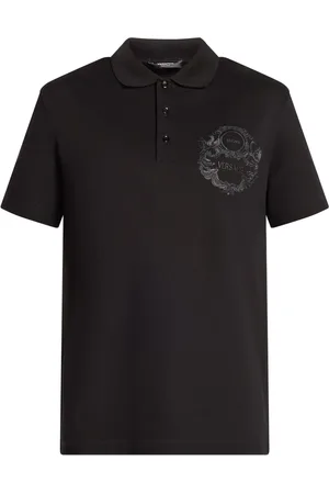 VERSACE Polo med broderet logo