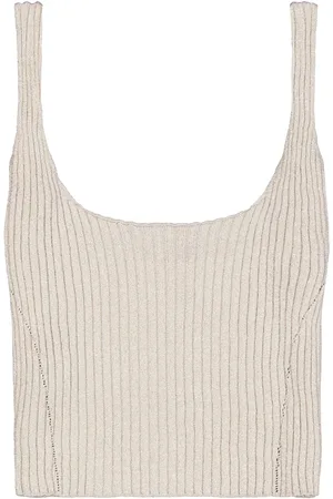 LANEUS Tanktop i lurex