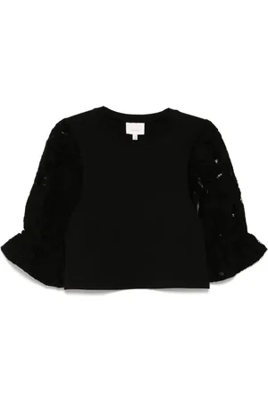 Cinq A Sept Top med paisley-broderi